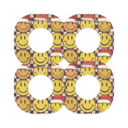 Peelz Merry Mischief Dexcom G7 and Stelo Patch Tape - Pump Peelz Patch Medical Tape White Smoke 12-Pack (Set of 12 Patches),4-Pack (Set of 4 Patches),1-Single (1 Single Patch)