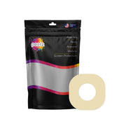 Peelz Solid Color Buttermilk Dexcom G7 and Stelo Patch Tape - Pump Peelz Patch Medical Tape White Smoke 12-Pack (Set of 12 Patches),4-Pack (Set of 4 Patches)