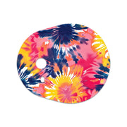 Peelz Summer Tie Dye Sticker Designed for the DEXCOM G7 and Stelo Transmitter Peelz/Stickers White Smoke 4-pack (Set of 4 Stickers)