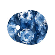 Peelz Monochrome Blue Tie Dye Sticker Designed for the DEXCOM G7 and Stelo Transmitter Peelz/Stickers White Smoke 4-pack (Set of 4 Stickers)