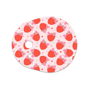 Peelz Strawberry Kisses Dexcom G7 and Stelo Transmitter Sticker - Pump Peelz Peelz/Stickers White Smoke 4-pack (Set of 4 Stickers)