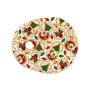 Peelz Santa's Cookies Dexcom G7 and Stelo Transmitter Sticker - Pump Peelz Peelz/Stickers White Smoke 4-pack (Set of 4 Stickers)