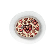 Peelz Chocolate Love Sticker Designed for the DEXCOM G7 and Stelo Transmitter Peelz/Stickers White Smoke 4-pack (Set of 4 Stickers)