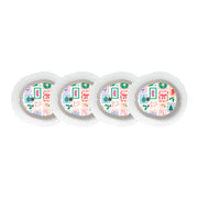 Peelz Holiday Greetings Dexcom G7 and Stelo Transmitter Sticker - Pump Peelz Peelz/Stickers White Smoke 4-pack (Set of 4 Stickers)