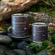 Good & Well Supply Co Yosemite National Park Candle Candles Black Half Pint / 8oz / Cotton Wick,Pint / 14oz / Cotton Wick