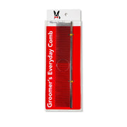 Warren London Groomer's Everyday Comb Pet Combs & Brushes Dark Red