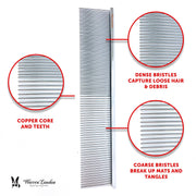 Warren London Groomer's Everyday Comb Pet Combs & Brushes White Smoke
