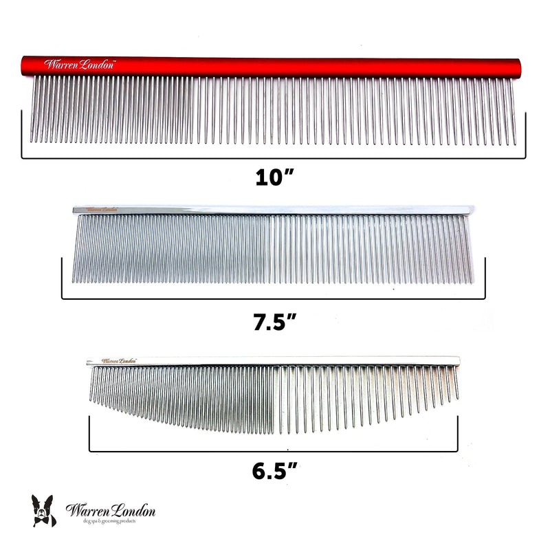 Warren London Groomer's Everyday Comb Pet Combs & Brushes White Smoke