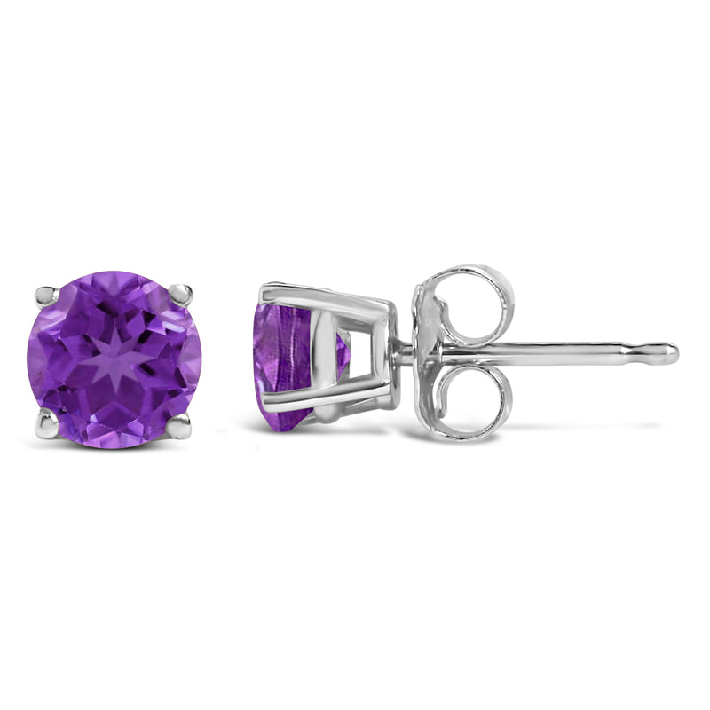 Bids.com 14K White Gold 5X5MM Round Purple Amethyst Solitaire Stud Earrings Earrings White Smoke White.Gold / Purple Amethyst,White.Gold / Green Emerald,White.Gold / Green Peridot,White.Gold / Red Ruby,White.Gold / Blue Sapphire,Yellow.Gold / Purple Amethyst,Yellow.Gold / Green Emerald,Yellow.Gold / Green Peridot,Yellow.Gold / Red Ruby,Yellow.Gold /