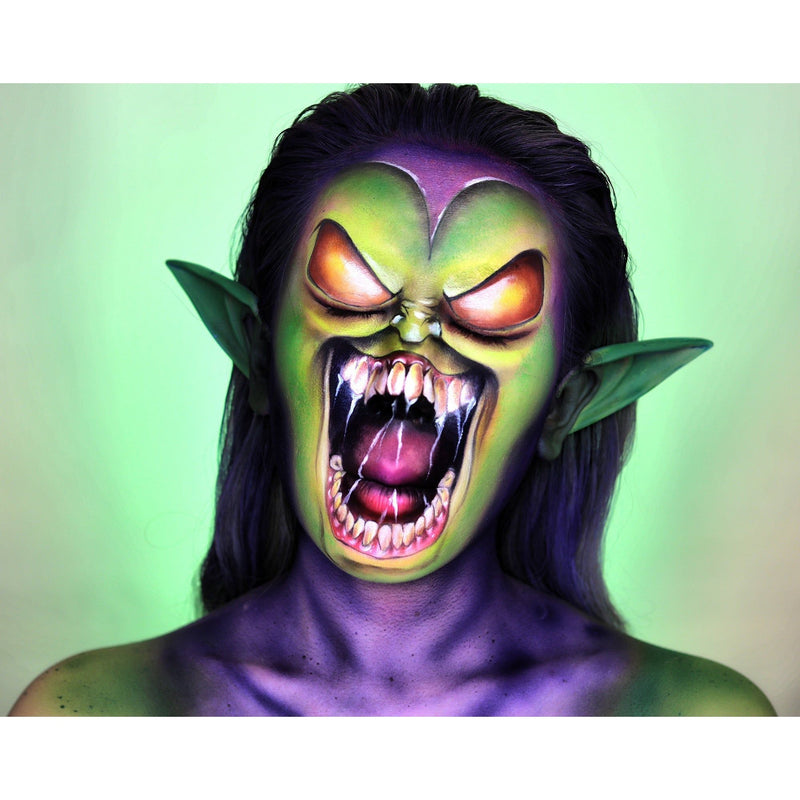 Graftobian Make-Up Company ProPaint™ Face and Body Paint Gray Crimson Red,White Swan,Raven Black,Catalina Blue,Buttercup Yellow,Mantis Green,Orange Sunset,Wild Violet,Tickled Pink,Tropic Teal,Fuzzy Bear Brown,Graveyard Grey,Mega Genta,Eggplant,Second Skin,Aztec Turquoise,Light Yellow,Alien Green,Mint Green,Forest Gr