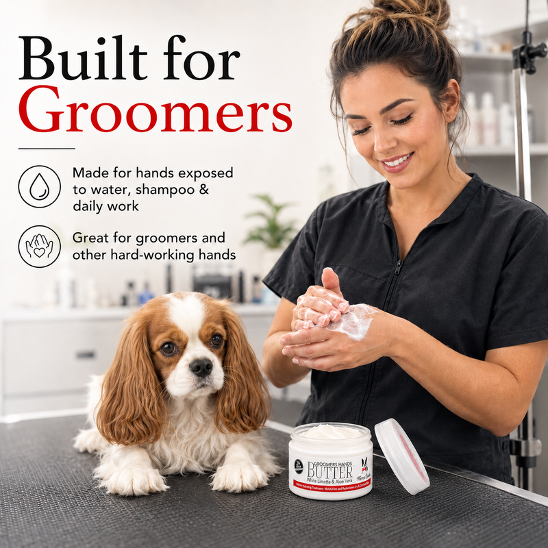 Warren London Groomers Hands Butter - Leave-In Hand Moisturizer Grooming Size Product White Smoke