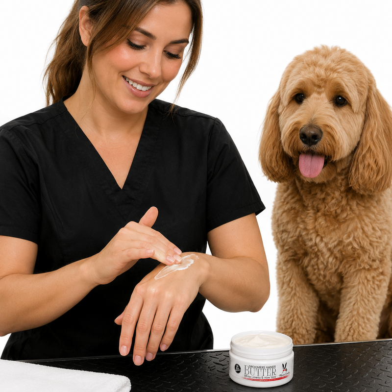 Warren London Groomers Hands Butter - Leave-In Hand Moisturizer Grooming Size Product White Smoke