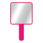 Prolux Cosmetics Glam Babe Hand Held Mirror Light Gray 1 Turquoise,2 Hot Pink,3 Peach,4 Salmon