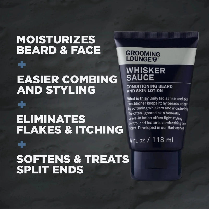Grooming Lounge Grooming Lounge Whisker Sauce 2 Pack (Save $5) Beard Moisturizers Dark Slate Gray