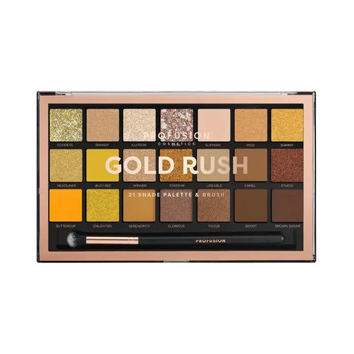 Profusion Cosmetics Gold Rush Eyes Dark Khaki