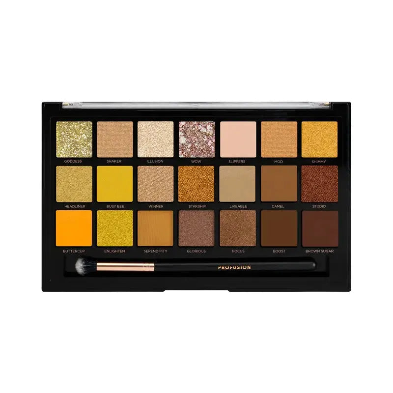 Profusion Cosmetics Gold Rush Eyes Dark Khaki