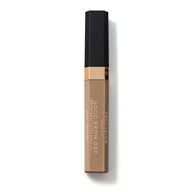 Profusion Cosmetics Good Brow Day Waterproof Tinted Brow Gel Brows Dark Slate Gray Blonde,Soft Brown,Dark Brown,Soft Black