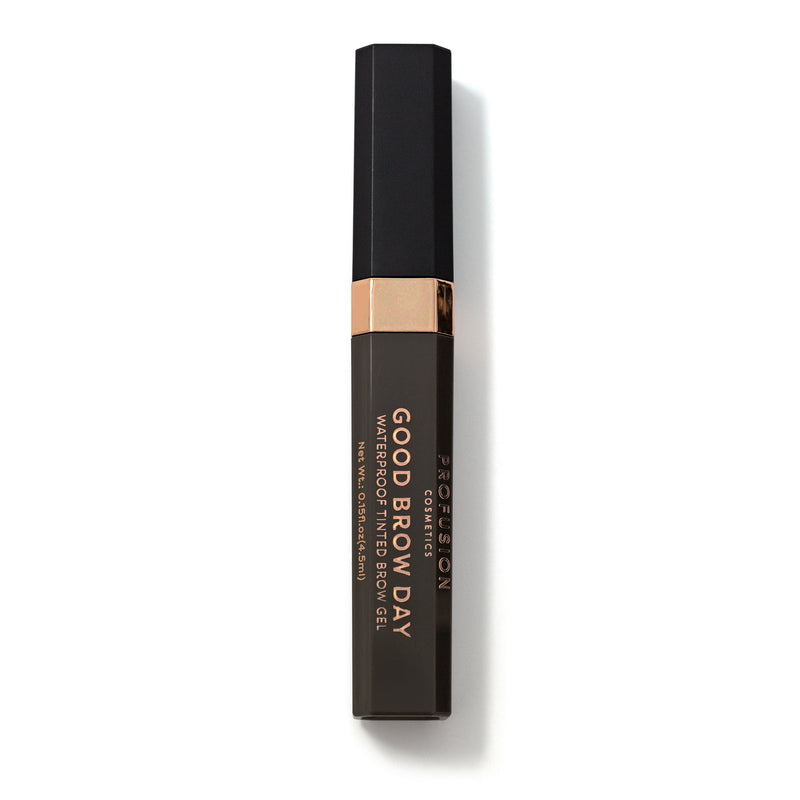 Profusion Cosmetics Good Brow Day Waterproof Tinted Brow Gel Brows Dark Slate Gray Blonde,Soft Brown,Dark Brown,Soft Black