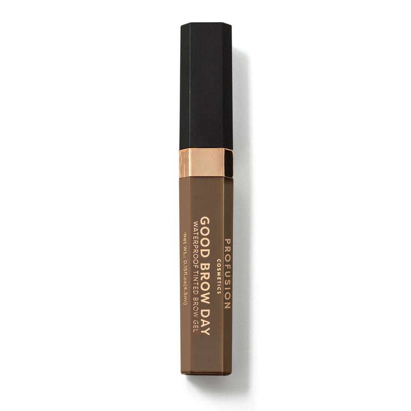 Profusion Cosmetics Good Brow Day Waterproof Tinted Brow Gel Brows Dark Slate Gray Blonde,Soft Brown,Dark Brown,Soft Black