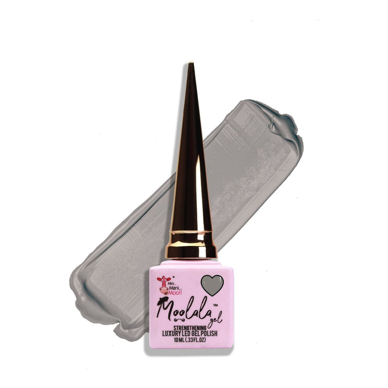 minimanimoo Moolala™ 2 Step Gel - #2 Grayson Nail Polish Dark Gray