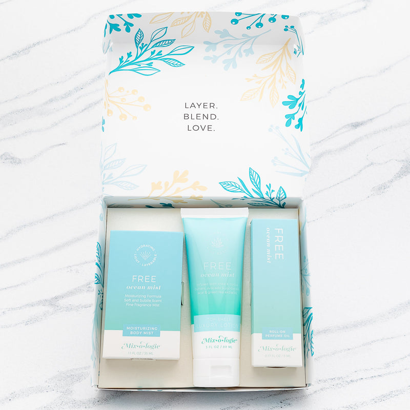 Mixologie Women's Gift Set Trio Box (Choose Scent)