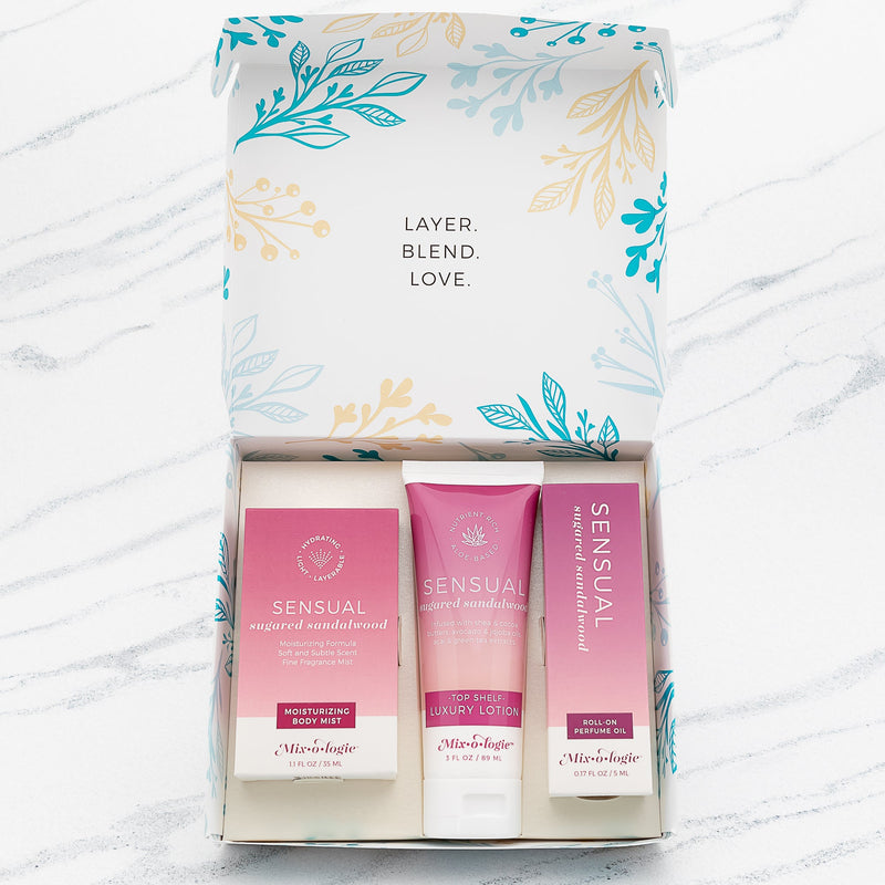Mixologie Women's Gift Set Trio Box (Choose Scent)