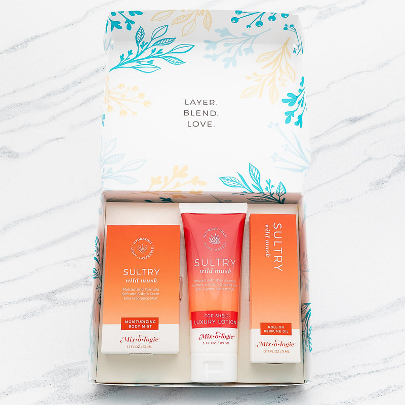 Mixologie Women's Gift Set Trio Box (Choose Scent)