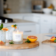 Slow North Grapefruit + Spearmint - Signature Candle Frosted Candles Gray