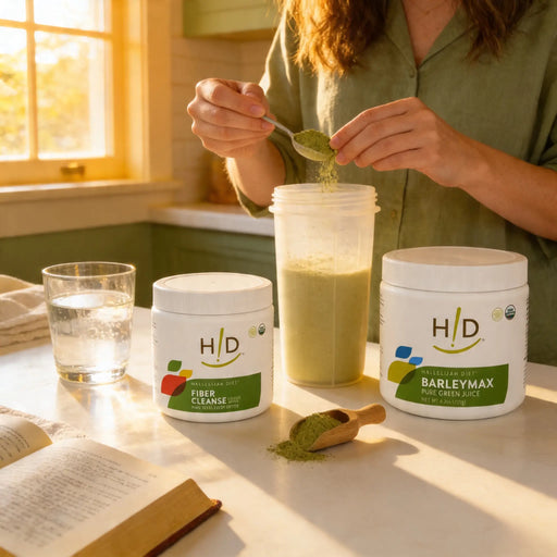 Hallelujah Diet Get Started Kit Health Bundle Rosy Brown BarleyMax Original / FiberCleanse Original,BarleyMax Original / FiberCleanse Green Apple,BarleyMax Berry / FiberCleanse Original,BarleyMax Berry / FiberCleanse Green Apple