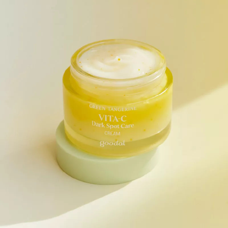 AsiaBeautyMall Goodal Green Tangerine Vitamin C Dark Spot Care Cream Moisturizer Tan