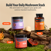 FreshCap Mushrooms Chaga Mushroom Extract Capsules Capsules Wheat