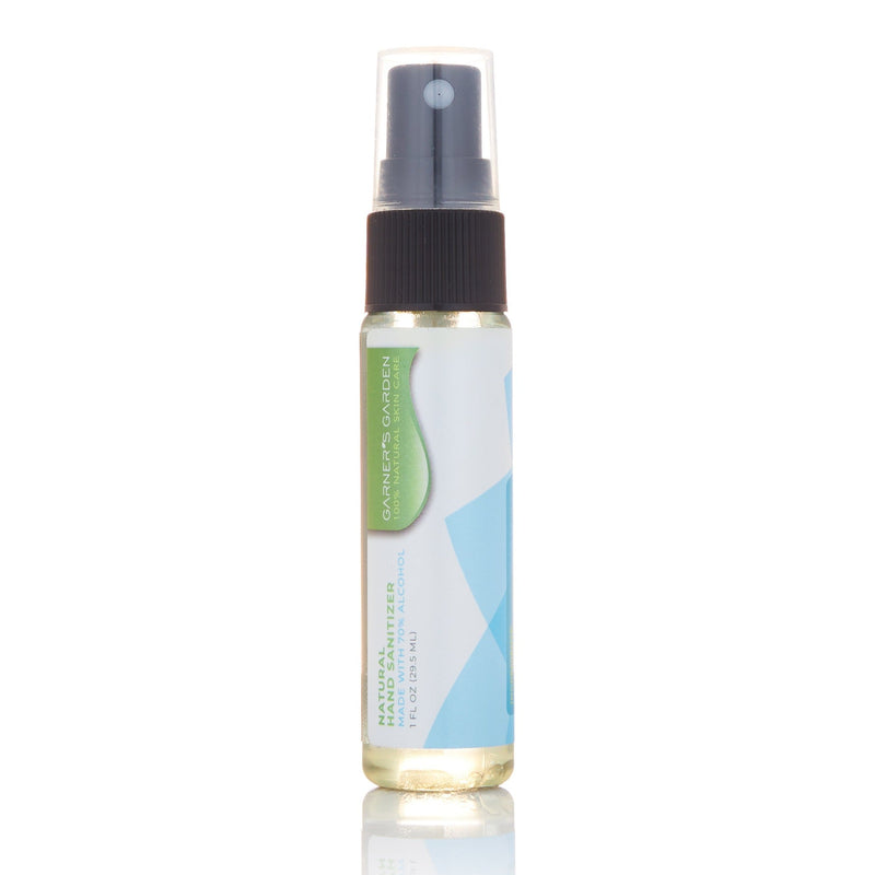 Garner's Garden Natural Alcohol Hand Sanitizer - 1 oz Hand Sanitizer Light Gray Single