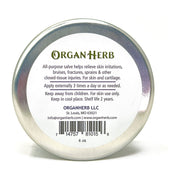 OrganHerb OrganHerb Organic Comfrey Salve (Gavez) 4 oz - A Natural, Unscented Balm for Muscles, Joints, and Skin Support Organic Salves Antique White
