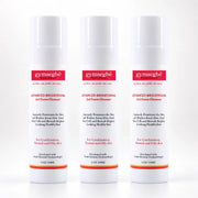 gymsegbë Advanced Brightening Gel Foam Cleanser | Rice Extract Anti-Aging Facial White Smoke 3 Bottles Save $5.98