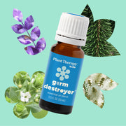 Plant Therapy Germ Destroyer Essential Oil Essential Oil Powder Blue 10 mL,30 mL
