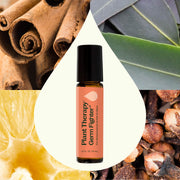 Plant Therapy Germ Fighter Essential Oil Blend Pre-Diluted Roll-On Essential Oil Seashell 10 mL