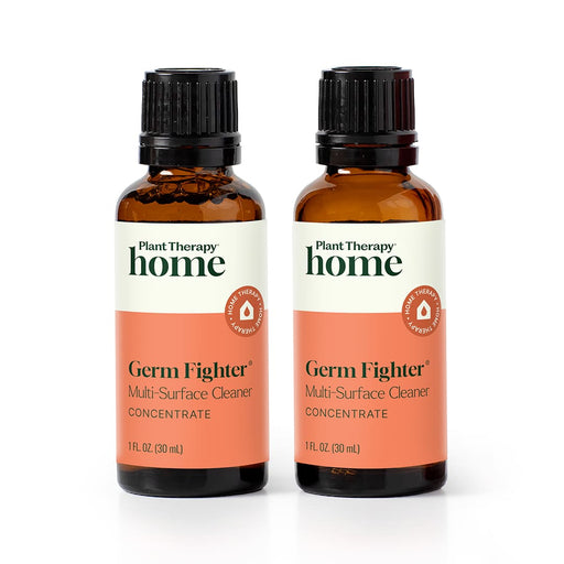 Plant Therapy Germ Fighter Multi-Surface Cleaner Concentrate 30 mL 2 pack Household White Smoke