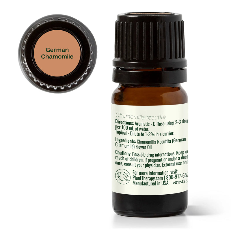 Plant Therapy German Chamomile Essential Oil Essential Oil White Smoke 5 mL,10 mL