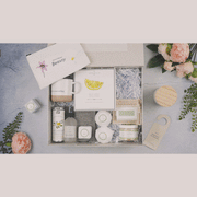 Lizush Get Well Gift Basket, All Natural Care Package Gift set for new mom Dark Gray No,Yes