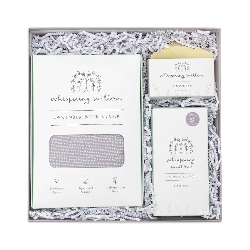 Whispering Willow Eucalyptus & Mint Rest & Renew Gift Box Gift Lavender
