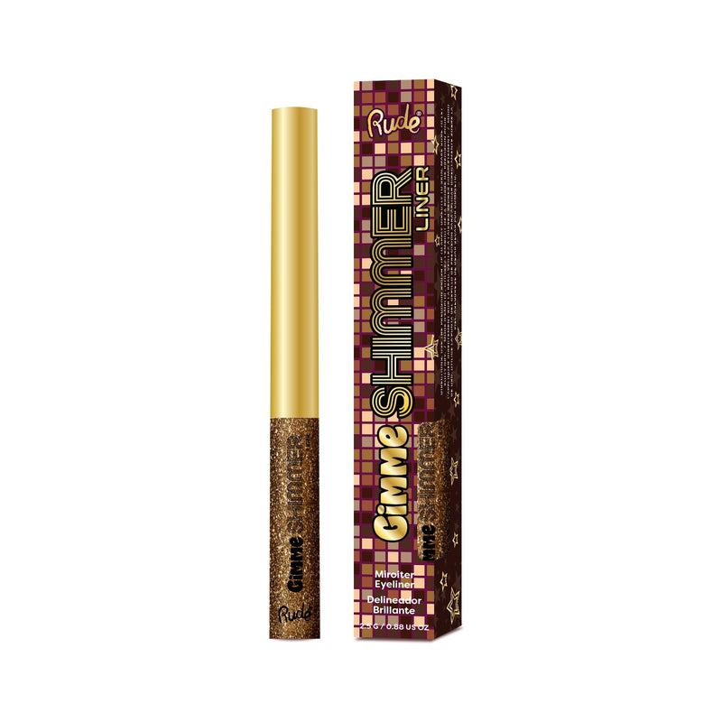 Rude Cosmetics Gimme Shimmer Liner Eyeliner Black Smokey Topaz