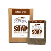 Cimarron Creek Essentials Ginger Spice Organic Bar Soap 5.4oz Bath & Body Sienna Full Bar,Travel Bar