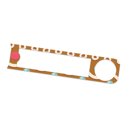 Peelz Gingerbread Sticker for Bayer Contour© Next One Glucometer Peelz/Stickers White Smoke