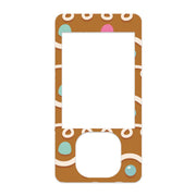 Peelz Gingerbread Sticker for DEXCOM G7 and G6 Touchscreen Receiver Peelz/Stickers White Smoke