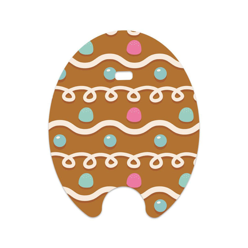 Peelz Gingerbread Sticker for Eversense Smart Transmitter Peelz/Stickers White Smoke