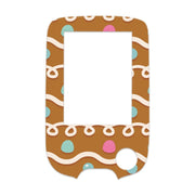 Peelz Gingerbread Sticker for Freestyle Libre 2 Peelz/Stickers White Smoke Receiver + Sensor,Sensor Only