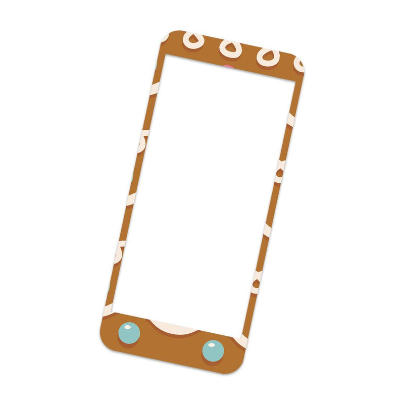 Peelz Gingerbread Sticker for Omnipod® 5 Controller – Pump Peelz Peelz/Stickers White Smoke