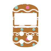 Peelz Gingerbread Sticker for OneTouch Verio Flex Glucometer Peelz/Stickers White Smoke