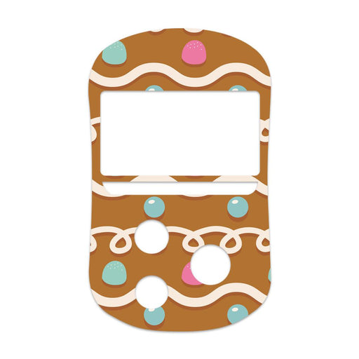 Peelz Gingerbread Sticker for OneTouch Verio Flex Glucometer Peelz/Stickers White Smoke