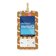Peelz Gingerbread Sticker for OneTouch Verio IQ Glucometer Peelz/Stickers White Smoke